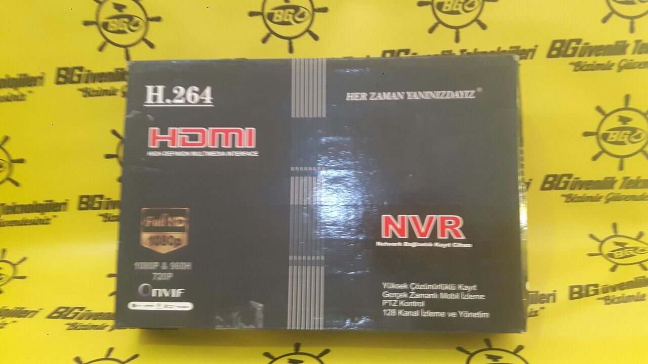 16 Kanal NVR IP Kayıt Cihazı